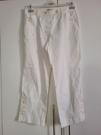 Pantalon été blanc Gérard Darel 42