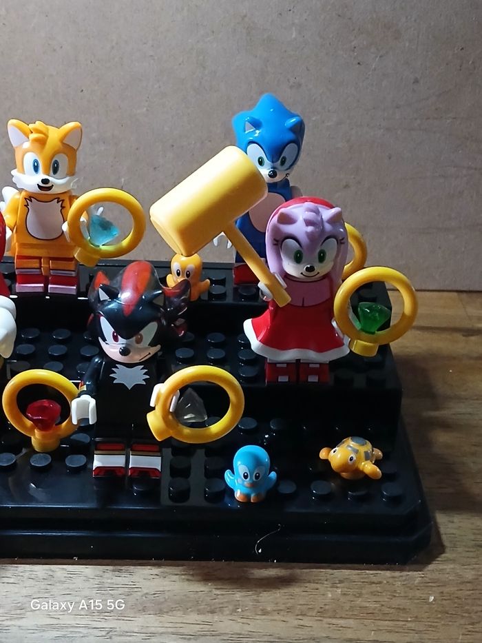 Vitrine lego Sonic neuf Collection jouets décoration - photo numéro 8