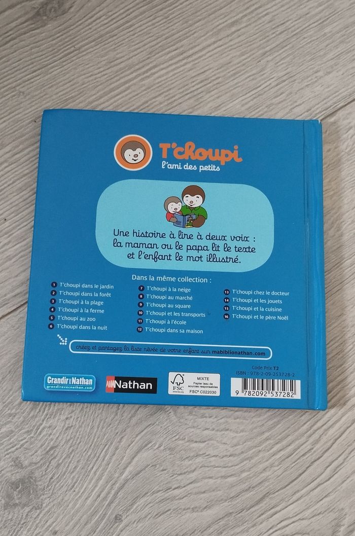 Livre T'choupi a l'école - photo numéro 2