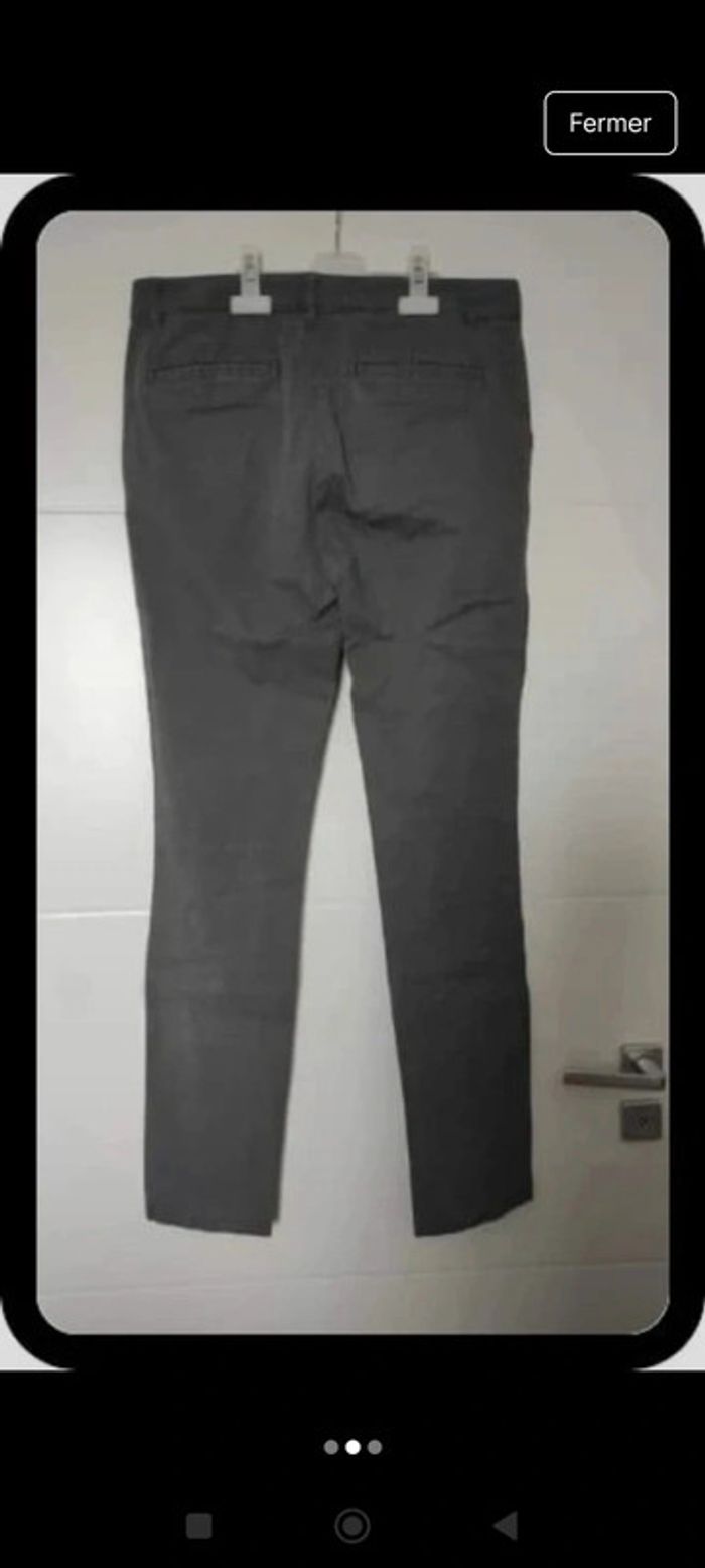 Pantalon homme gris asos - photo numéro 2