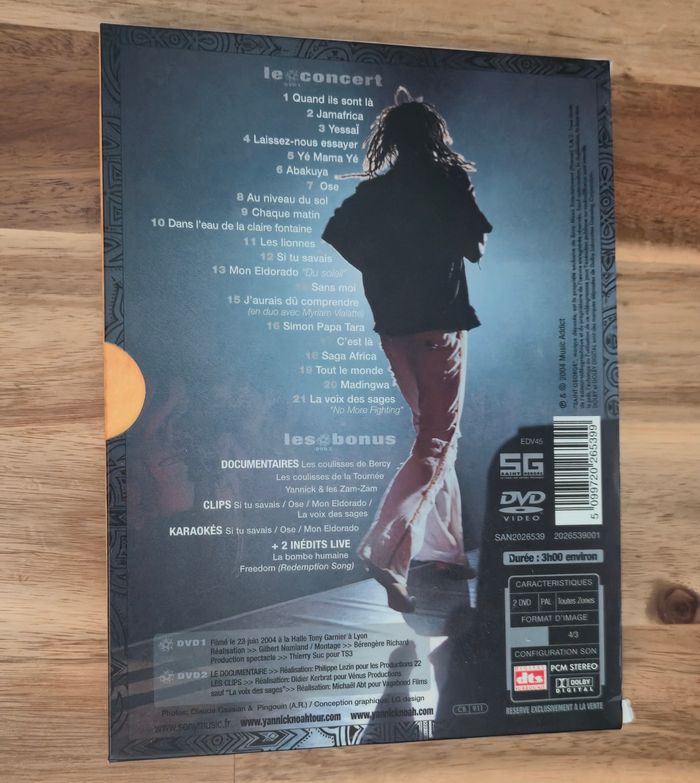 Dvd Yannick noah quand vous êtes la - photo numéro 2
