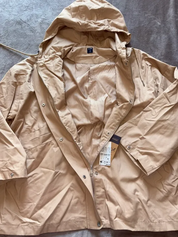 Manteau parka beige Kiabi homme taille XS neuf avec étiquette - photo numéro 8