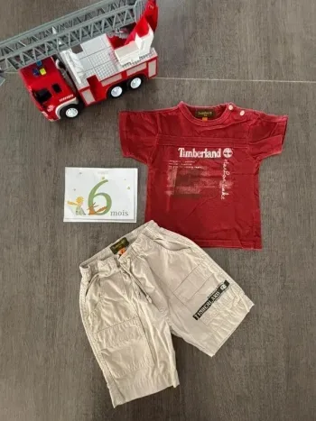 Bermuda T-shirt Timberland 6 mois