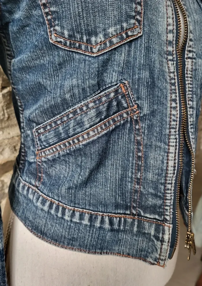 Veste en jean Levi's bleue Taille S - photo numéro 3