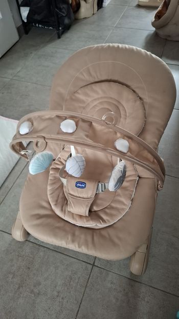 Transat Hoopla CHICCO Beige excellent état 