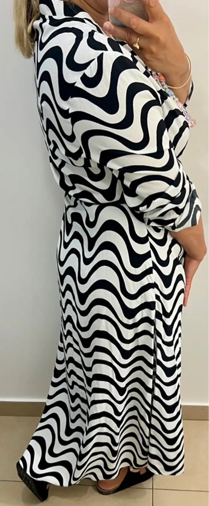 Robe longue fluide imprimée Marks&Spencer - photo numéro 5