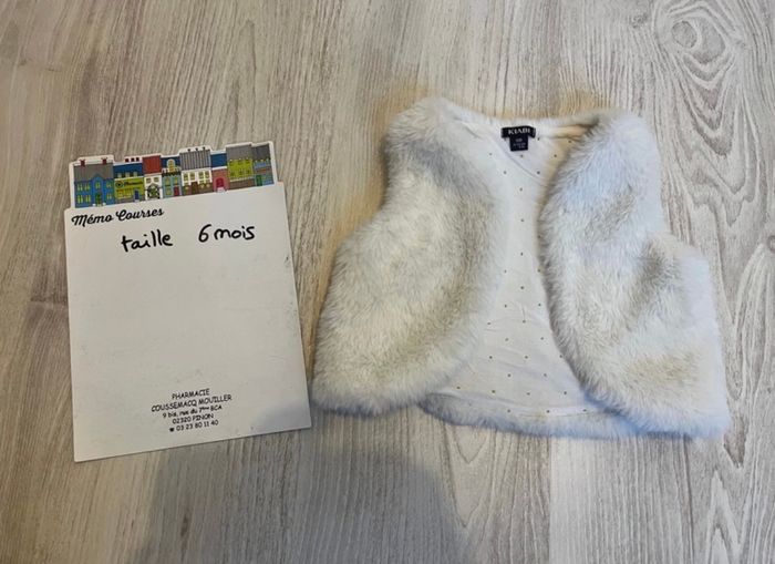Gilet fille 6 mois