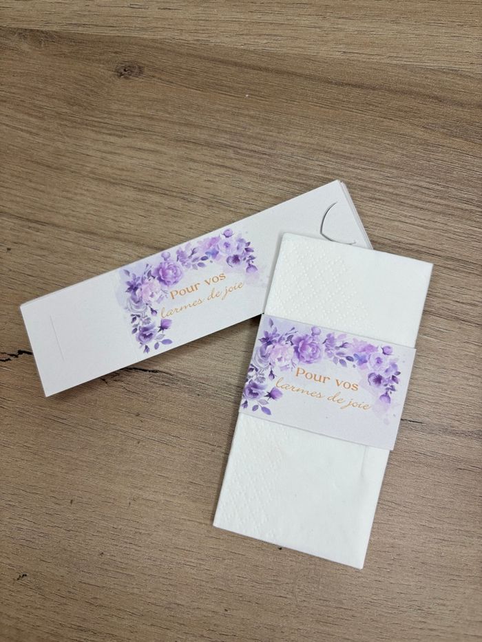 Étui à mouchoirs en papier – « Pour vos larmes de joie » - photo numéro 4