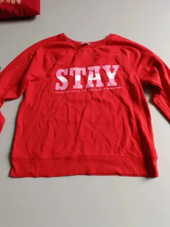 Pull amisu rouge taille xl stay