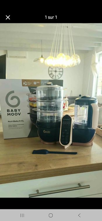 Robot cuiseur BABYMOOV Nutribaby + XL