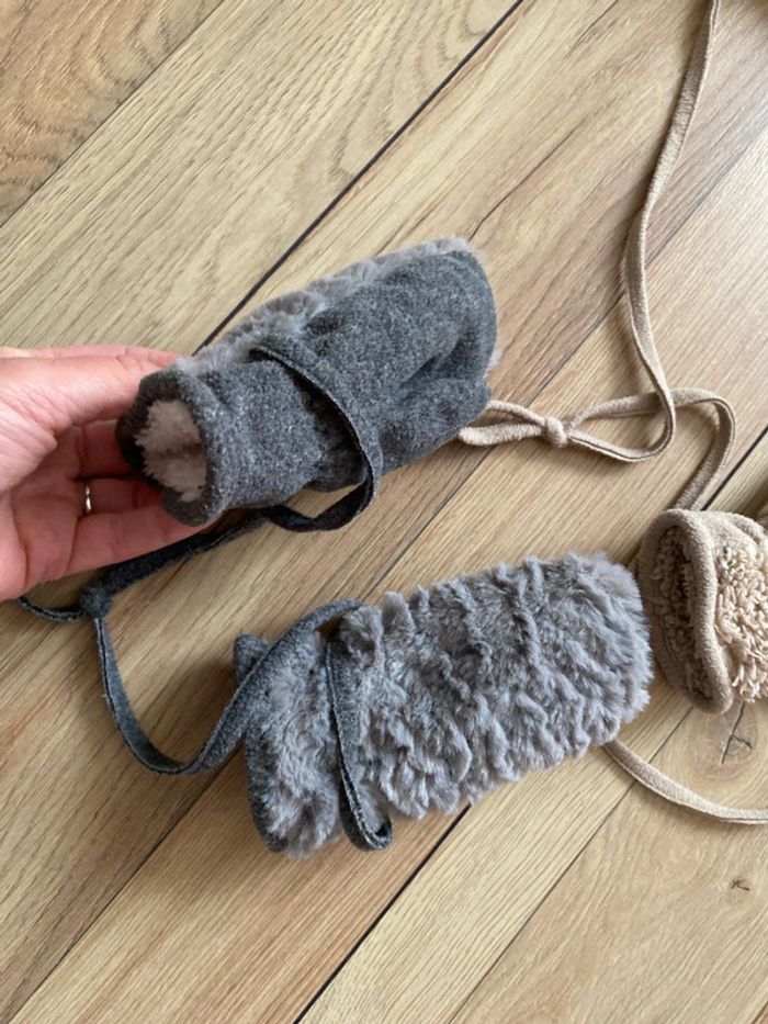 Lot paires de moufles chaudes isotoner - photo numéro 5