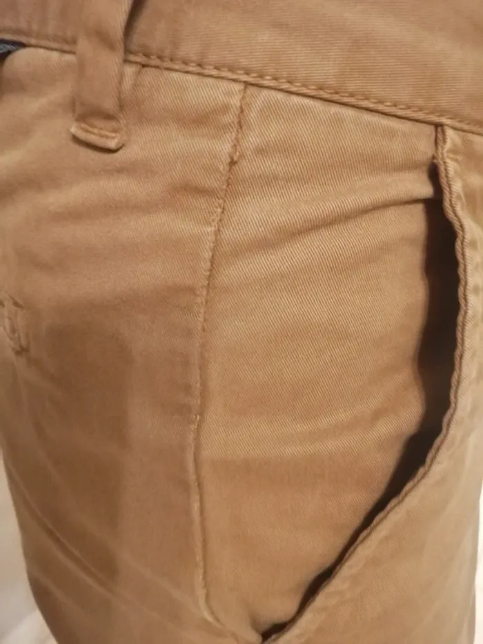 Chino pantalon marron taille 34 Bizzbee - photo numéro 2
