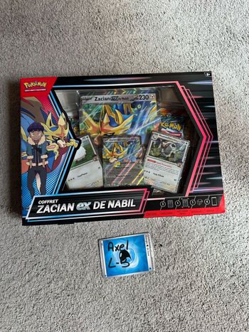 Coffret Zacian Ex de Nabil (EV8.5)
