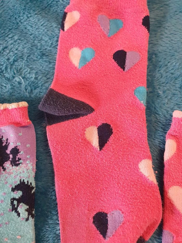 Lot 4 paires de chaussettes collection licorne - photo numéro 3