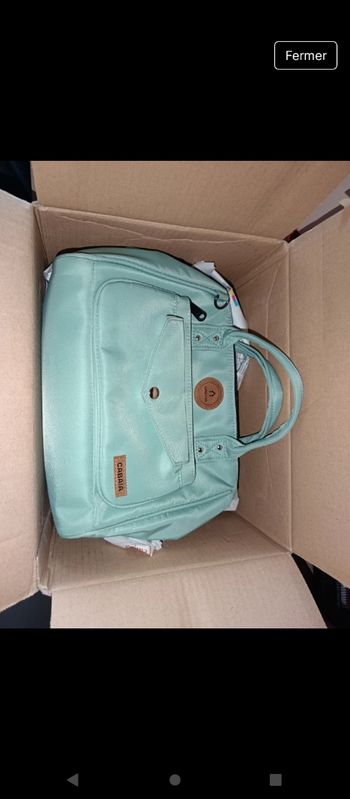 Sac Cabaïa crossbody modèle Tampa (M)menthe