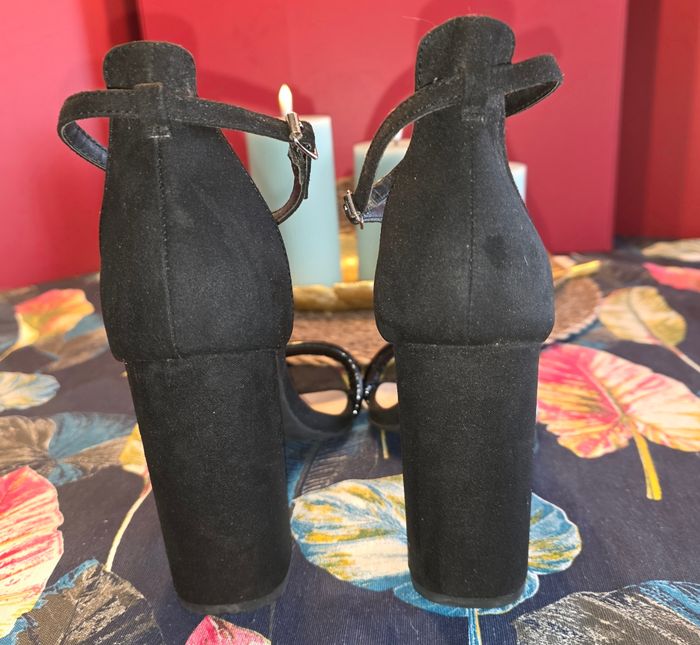 Escarpins a talons larges velours 39 - photo numéro 7