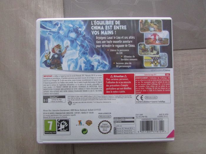 Jeu vidéo Nintendo 3 DS Lego Chima Le voyage de Laval - photo numéro 2