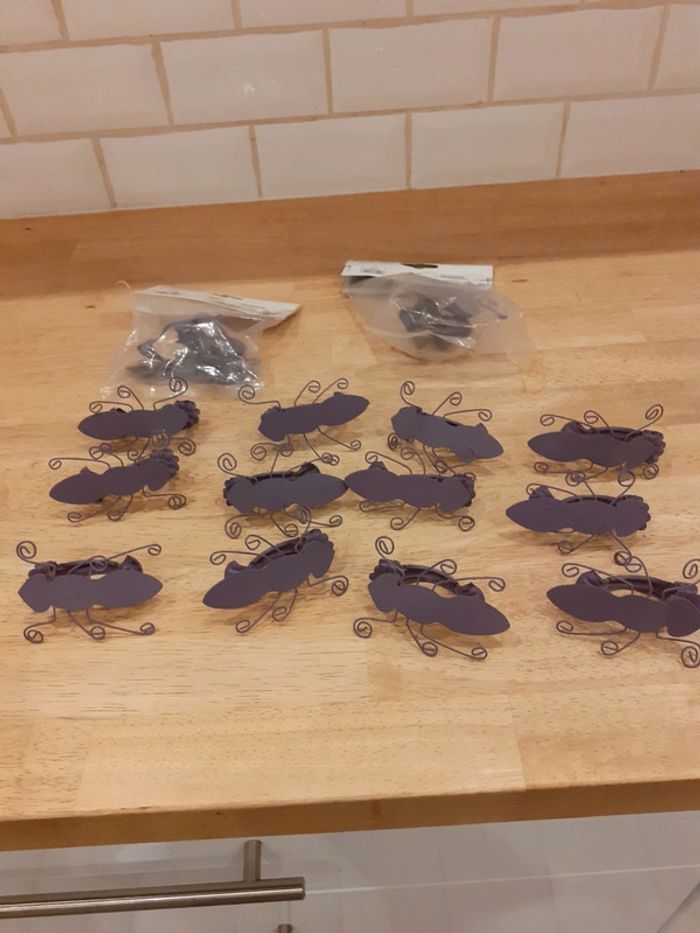 Lot 16 pinces à rideaux