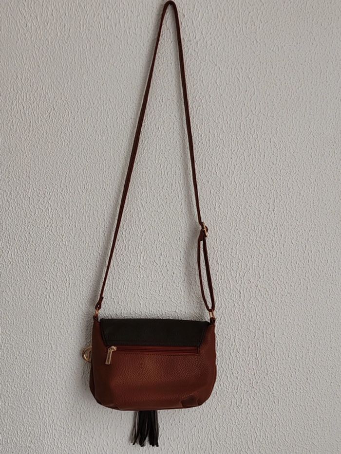 Sac Manoukian caramel et marron - photo numéro 5