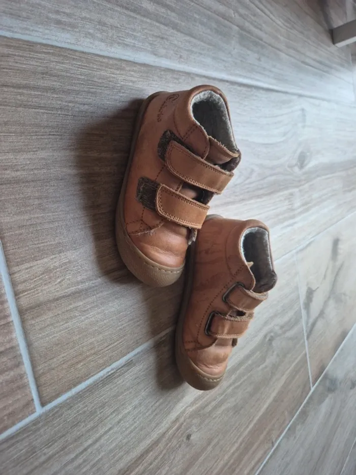 Chaussures cuir naturino fourrées 23 - photo numéro 3