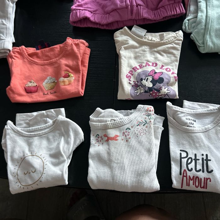 Lot de tee shirt 6 mois