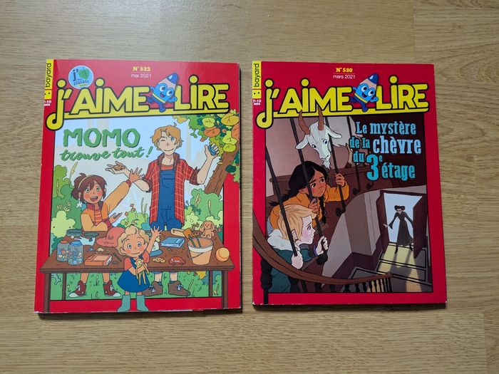 Lot 2 libres J aime lire n°530 et 532