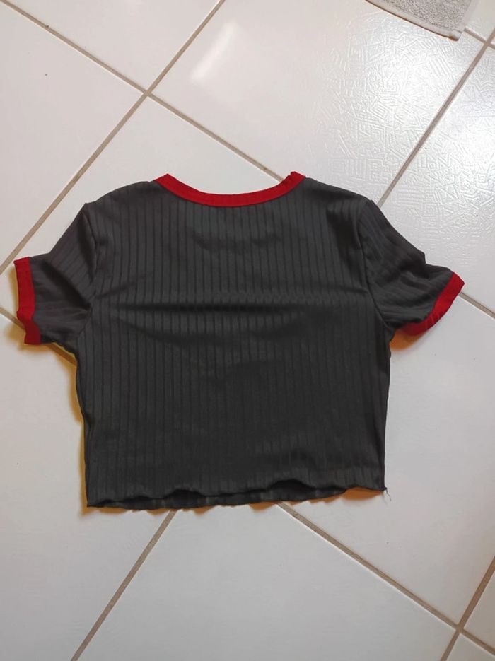 Croq top femme noir motif araignée Shein - photo numéro 8