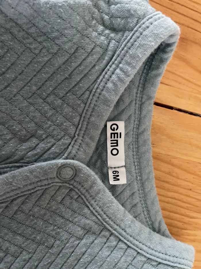 Gilet bleu 6 mois - photo numéro 3