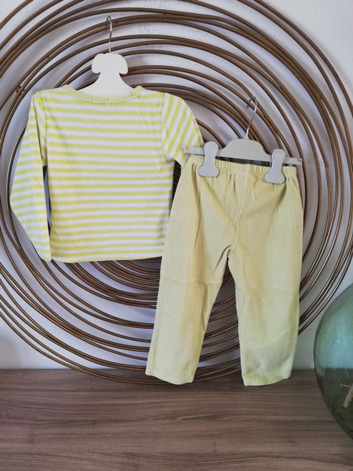 Pyjama velours Tissaia T3 ans - photo numéro 2