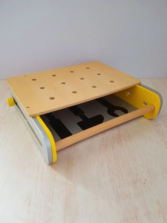 Coffret établi Bricolo de Janod et outils en bois - photo numéro 19