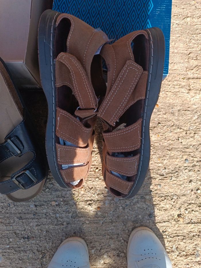 Sandales daim Atlas for Men 46 - photo numéro 2