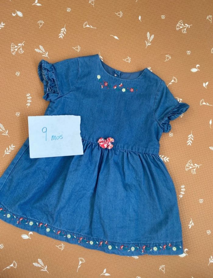 Robe en jean 9 mois