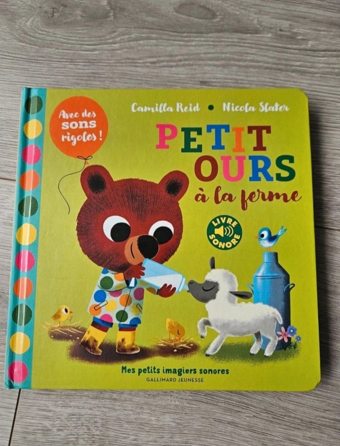 Petit ours à la ferme livre sonore