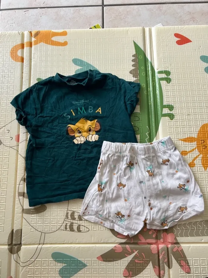 Pyjama bébé Roi Lion Simba – 24 mois bon état - photo numéro 3