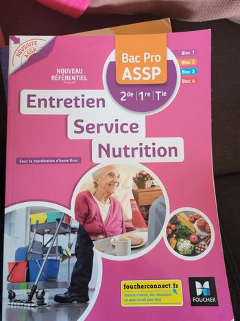 Livres scolaire ASSP
