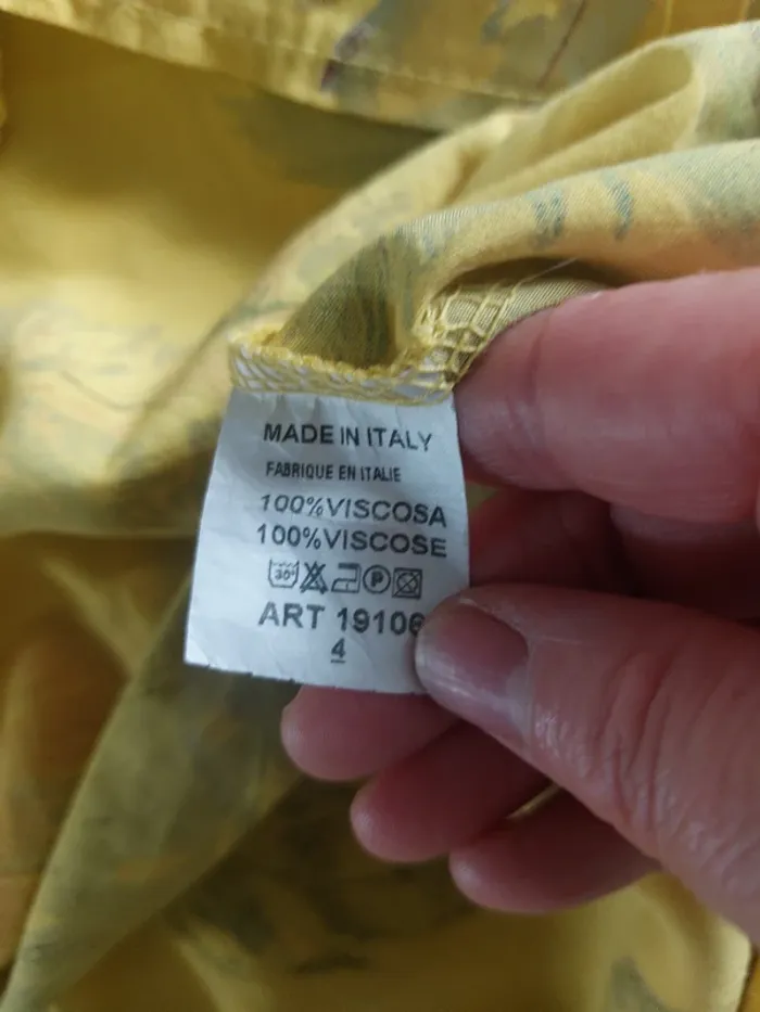 Haut fantaisie jaune moutarde - photo numéro 5
