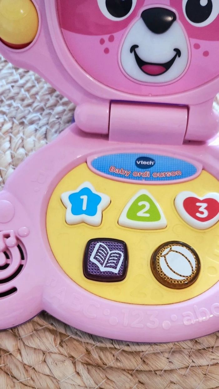 Ordinateur bébé Vtech rose - photo numéro 3