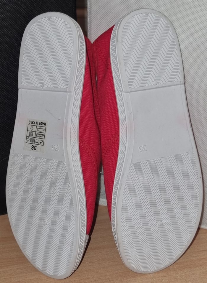 Chaussure à lacets Rouge - photo numéro 5