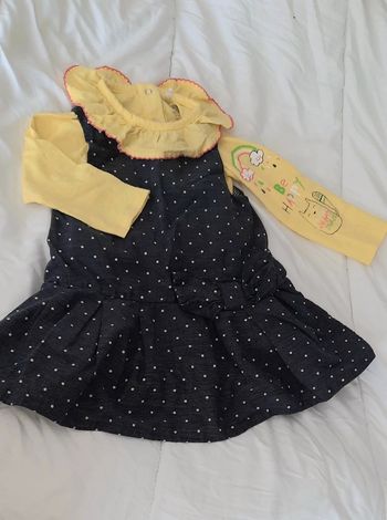 Robe et son t-shirt orchestra 12 mois