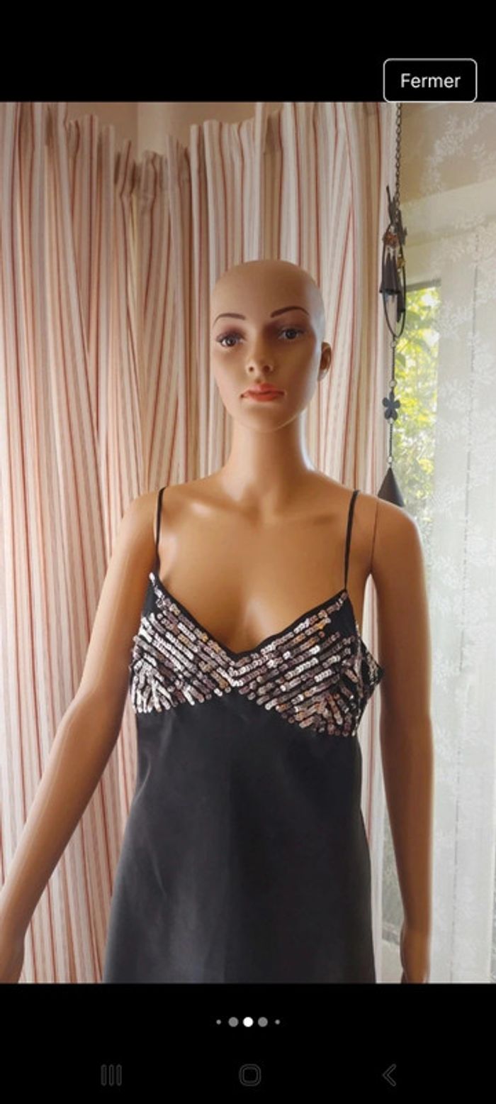Nuisette noir et paillettes Hunkemöller taille L - photo numéro 6