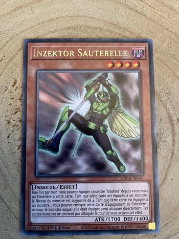 Carte Yu-Gi-Oh! : Inzektor sauterelle - GRCR-FR041