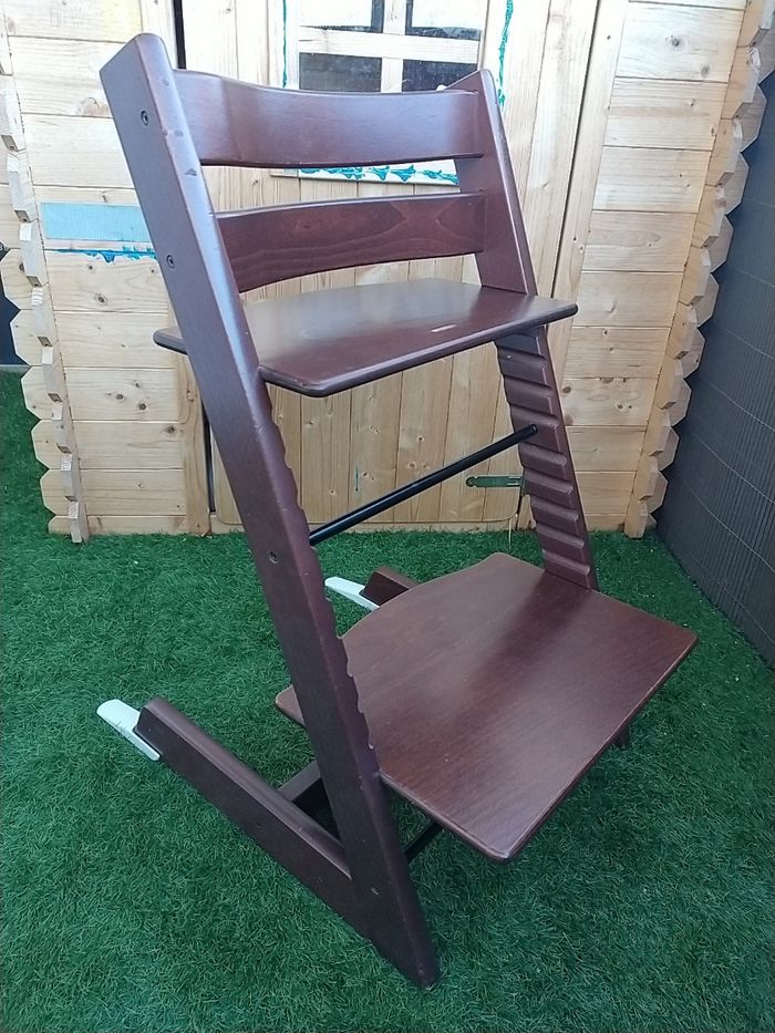 Chaise Stokke Tripp Trapp V2 bois foncé - photo numéro 2