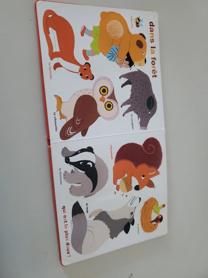 Livre imagidoux mes animaux à toucher - photo numéro 2