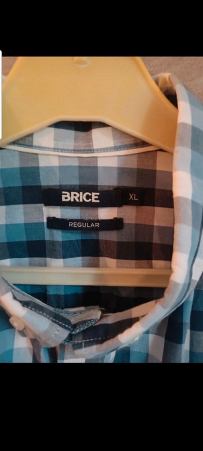 Chemise homme Manches longues Taille XL Marque Brice Neuve - photo numéro 3