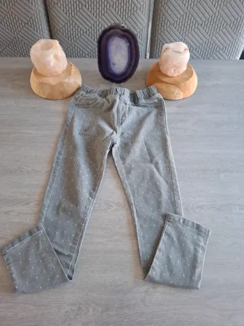 Pantalon jean gris taille 10 ans