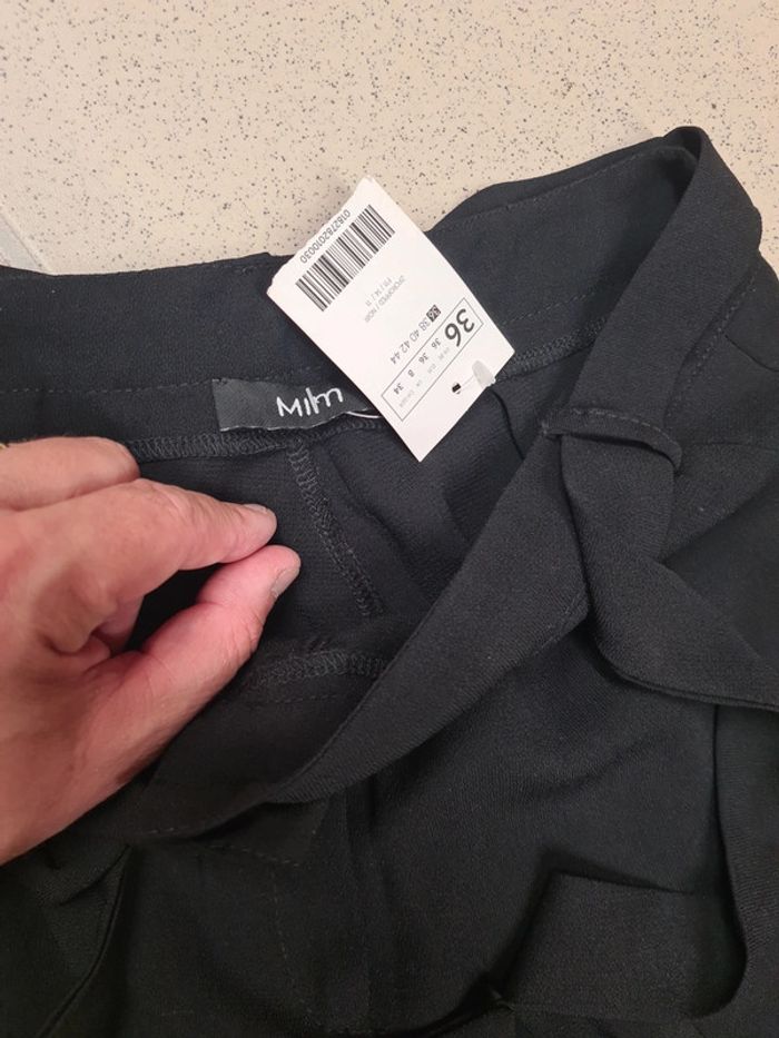 Pantalon fluide noir 36 mim - photo numéro 5