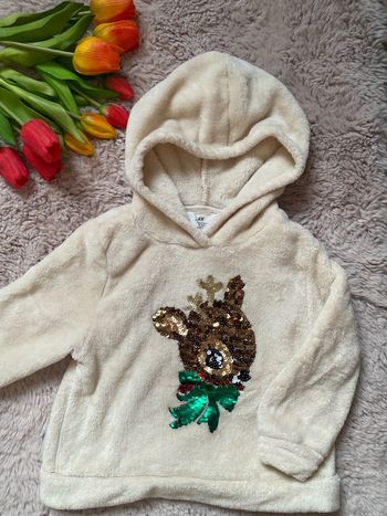 Pull chaud à capuche 3-4 ans