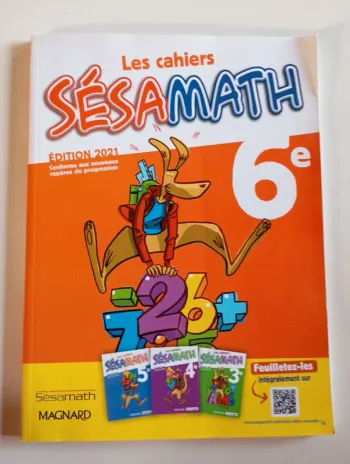 Les cahiers Sésamath 6e (2021)
