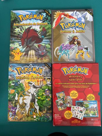3 Livres jeux Pokémon 
