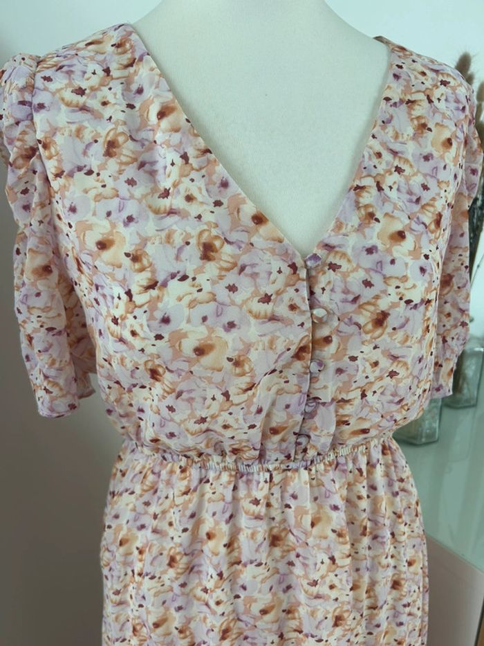 Robe longue fleurie taille L - photo numéro 2